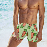 Carrot Pattern Print Design 05 Men's Swimming Trunks
