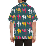 Camel pattern Men's All Over Print Hawaiian Shirt