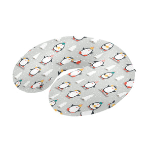 Cute Penguin christmas pattern U-Shaped Travel Neck Pillow
