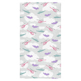 Helicopter plane pattern Bath Towel