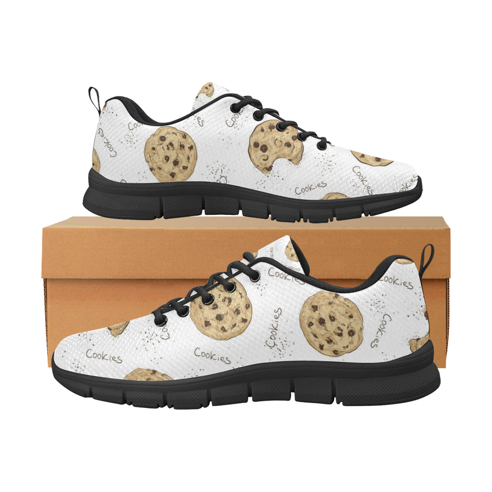 Sketch style cookie pattern Men's Sneaker Shoes