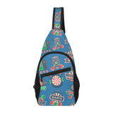 Darts Pattern Print Design 02 All Over Print Chest Bag