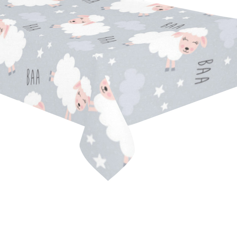 Sweet dreams sheep pattern Tablecloth