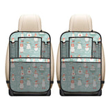 Cute snowman pattern Car Seat Back Organizer