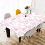 Watercolor pink heart pattern Tablecloth