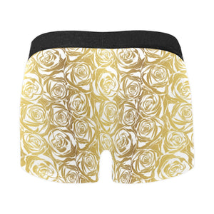 Rose Pattern Print Design 05 Men's All Over Print Boxer Briefs Men's Underwear