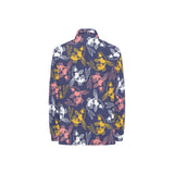 Koi Fish Carp Fish pattern Women's Long Sleeve Polo Shirt