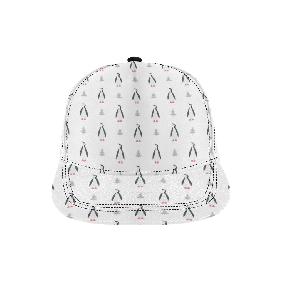 Penguin pattern All Over Print Snapback Cap