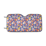 Goldfish Pattern Print Design 04 Car Sun Shade