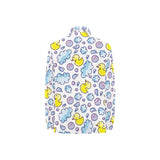 Duck Pattern Print Design 01 Women's Long Sleeve Polo Shirt