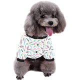 Surfboard Pattern Print Design 04 All Over Print Pet Dog Round Neck Fuzzy Shirt