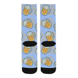 Beer pattern Crew Socks