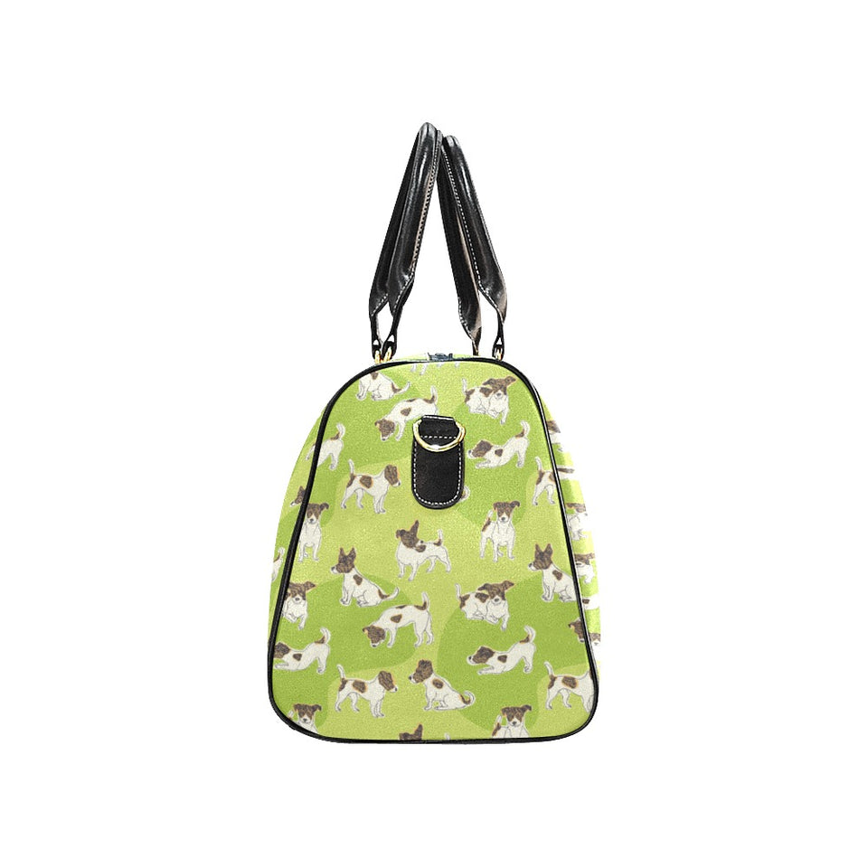 Jack Russel Pattern Print Design 01 Travel Bag