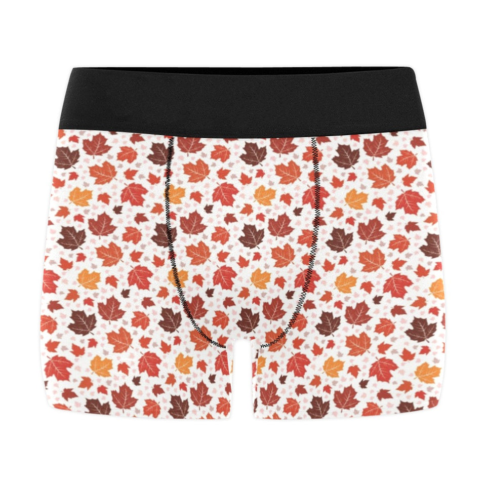 Colorful Maple Leaf pattern Men's All Over Print Boxer Briefs Men's Underwear