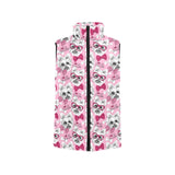 Yorkshire Terrier Pattern Print Design 03 Women's Padded Vest