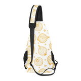 hand drawn onion pattern All Over Print Chest Bag