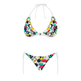 watercolor bowling ball pins Sexy Bikinis Two-Piece Swimsuits