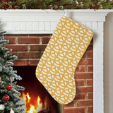 Pretzels Pattern Print Design 01 Christmas Stocking