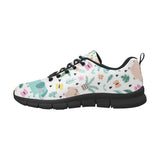 Cute elephants palm tree flower butterfly pattern Men's Sneaker Shoes