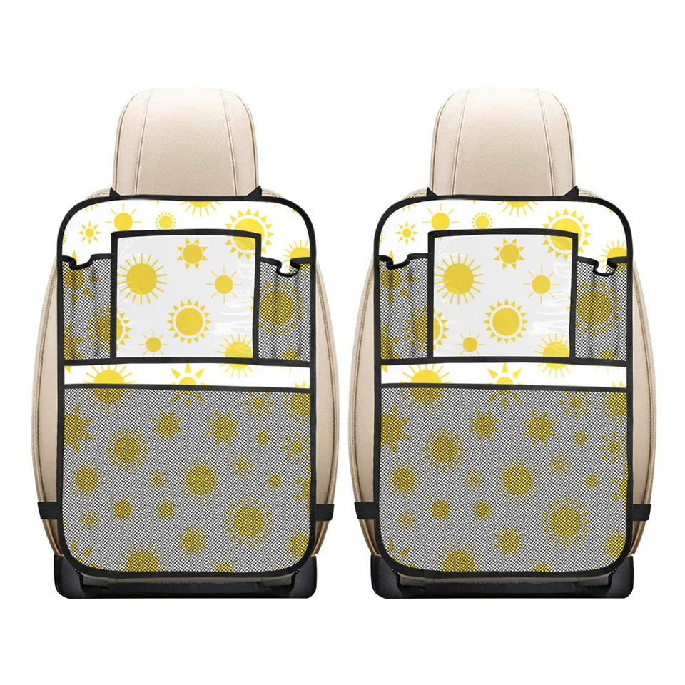 Sun pattern Car Seat Back Organizer