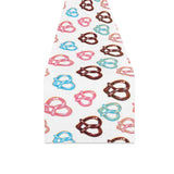 Pretzels Pattern Print Design 04 Table Runner