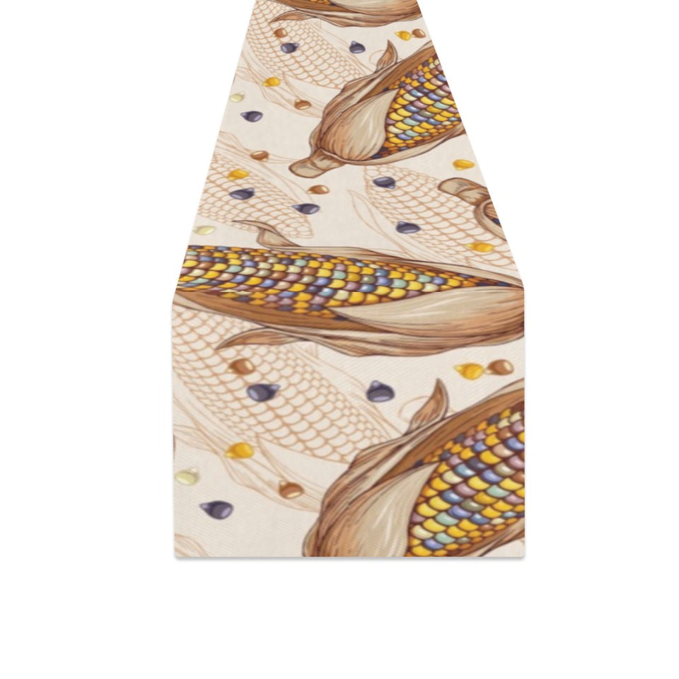 Corn Pattern Print Design 03 Table Runner