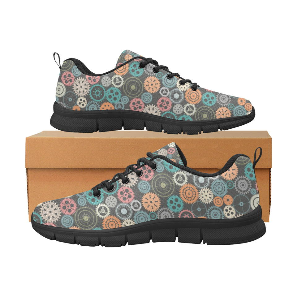 Gear Pattern Print Design 05 Women's Sneaker Shoes