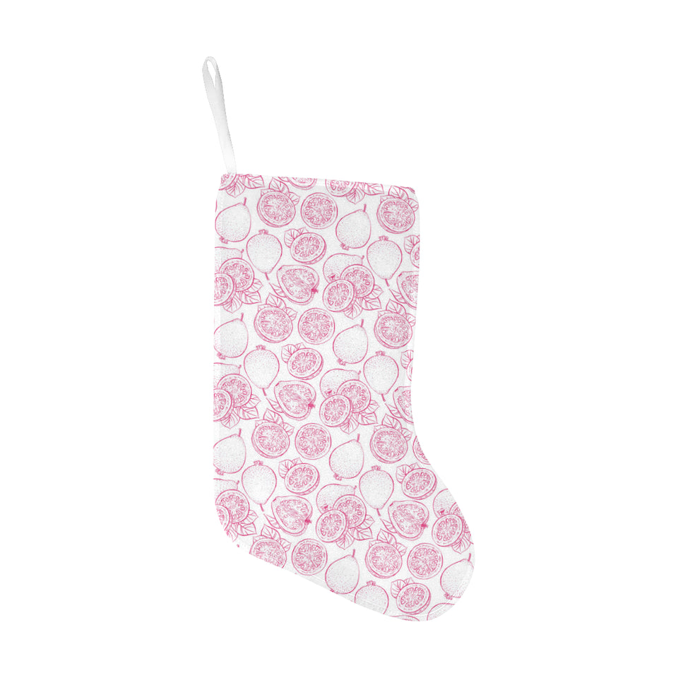Sketch guava pattern Christmas Stocking