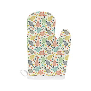 Tennis Pattern Print Design 03 Heat Resistant Oven Mitts