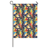 Colorful parrot flower pattern House Flag Garden Flag