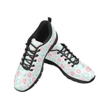 Clock time pattern blackground Women's Sneaker Shoes