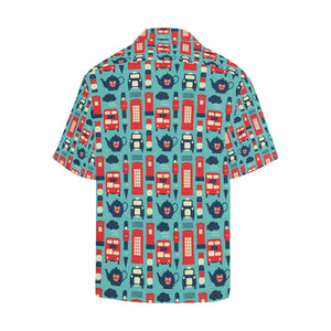 British Pattern Print Design 04 Men's All Over Print Hawaiian Shirt (Model T58)