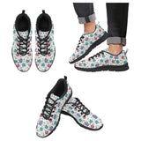 Tea pots Pattern Print Design 05 Men's Breathable Sneakers ( Model 055)
