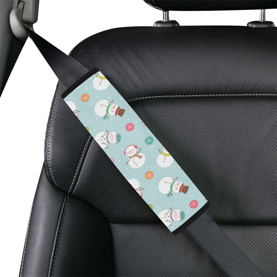 Cute snowman snowflake pattern Car Seat Belt Cover