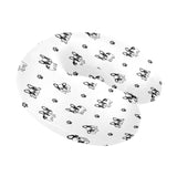 Cute french bulldog paw pattern U-Shaped Travel Neck Pillow