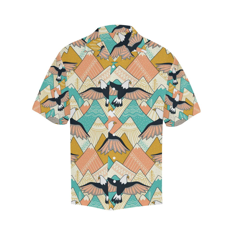 Eagle Pattern Print Design 02 Men's All Over Print Hawaiian Shirt (Model T58)