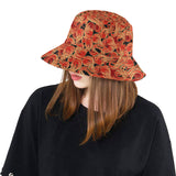 Fire flame pattern Unisex Bucket Hat