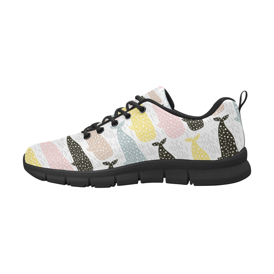 Whale dot pattern Men's Sneaker Shoes