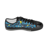 Shark dangerous Kids' Boys' Girls' Low Top Canvas Shoes Black