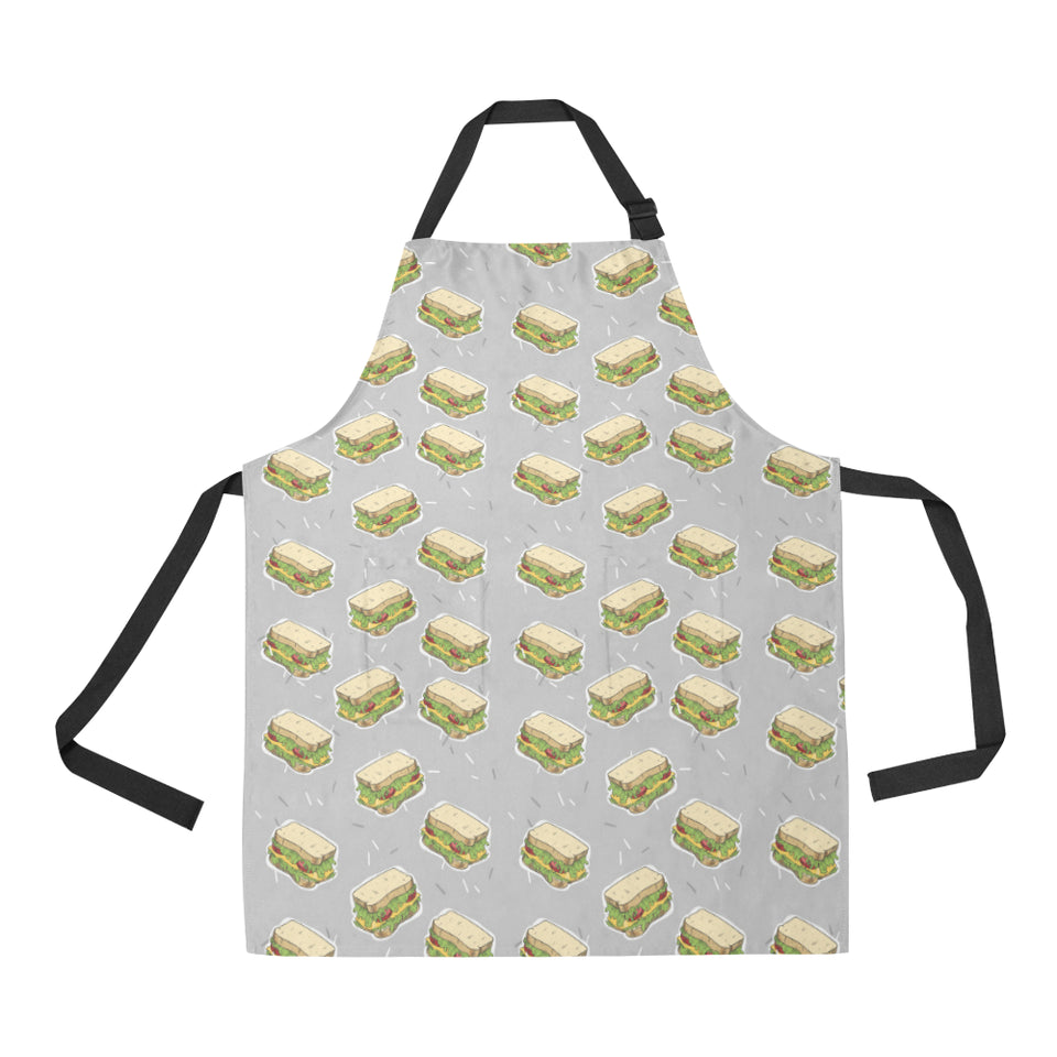 Sandwich Pattern Print Design 05 All Over Print Adjustable Apron