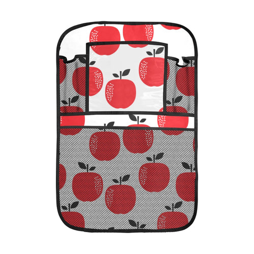 red apples white background Car Seat Back Organizer