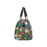 Canabis Marijuana Weed Pattern Print Design 02 Travel Bag