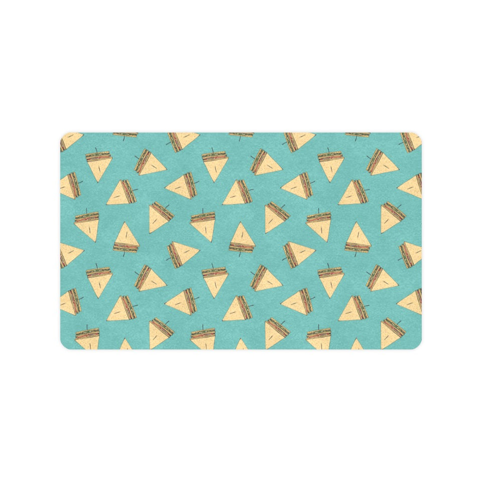 Sandwich Pattern Print Design 03 Doormat