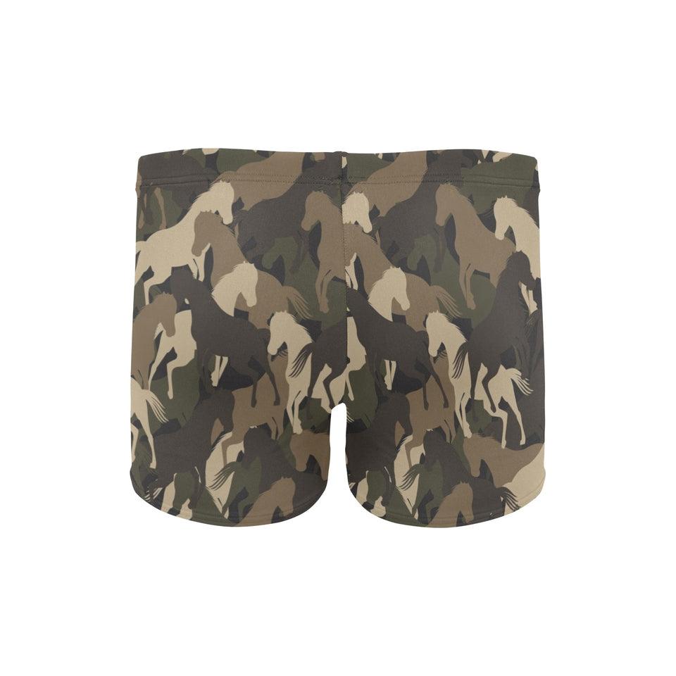Horse Camouflage Pattern Men's Swimming Trunks