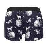 Chihuahua space helmet. astronaut pattern Men's All Over Print Boxer Briefs Men's Underwear