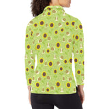 Snail Pattern Print Design 01 Women's Long Sleeve Polo Shirt