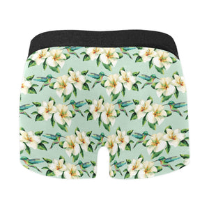 Hummingbird Pattern Print Design 01 Men's All Over Print Boxer Briefs Men's Underwear