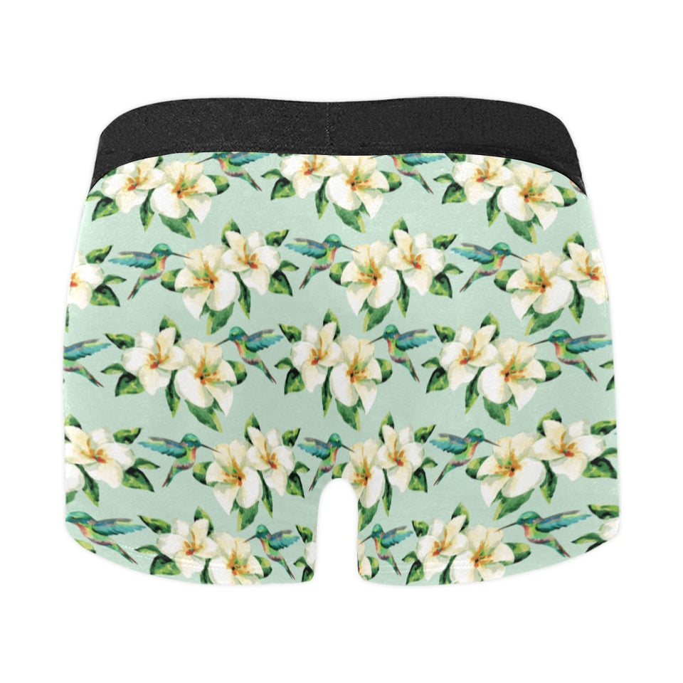 Hummingbird Pattern Print Design 01 Men's All Over Print Boxer Briefs Men's Underwear
