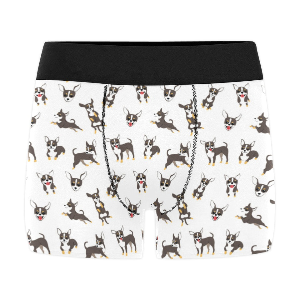 Chihuahua dog pattern Men's All Over Print Boxer Briefs Men's Underwear