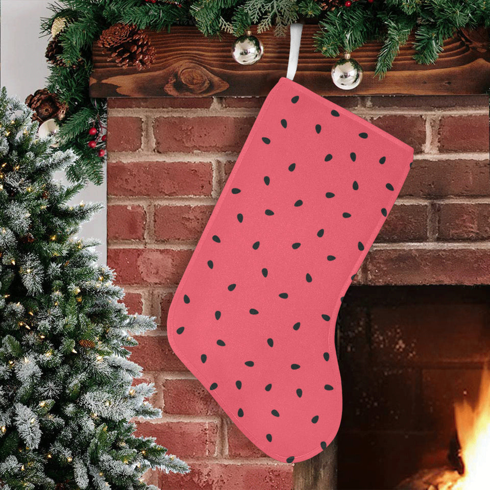 watermelon texture background Christmas Stocking